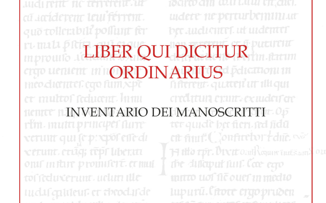 Liber qui dicitur ordinarius